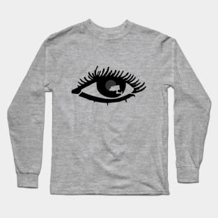 Banksy style Orwellian Stencil Art Graffiti Long Sleeve T-Shirt